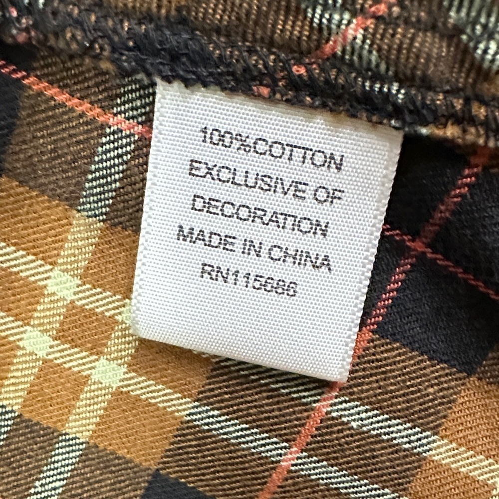 Johnny Was 3J Workshop Grammy Brand Women's Plaid Button Down Boho Shirt L - Picture 14 of 14